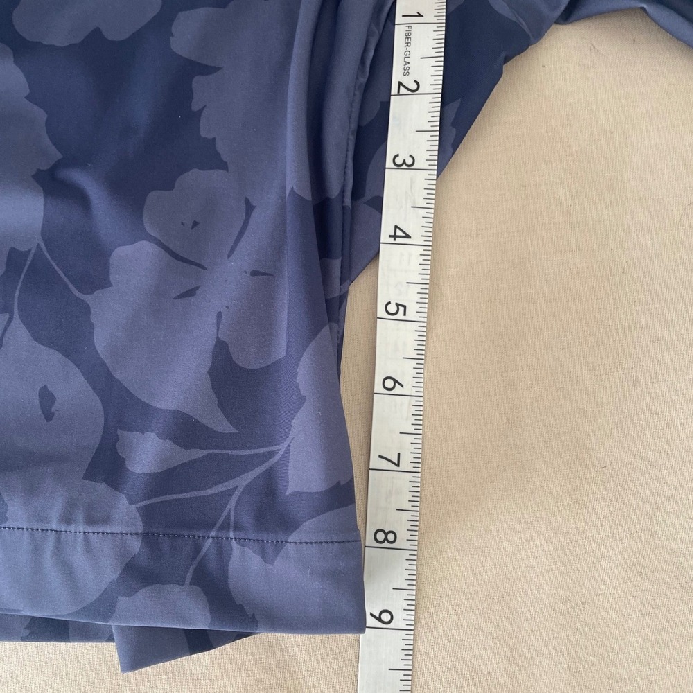 Spanx Sunshine Solutions Floral Shorts Womens XL Blue  Golf Athletic Stretch - Picture 5 of 6